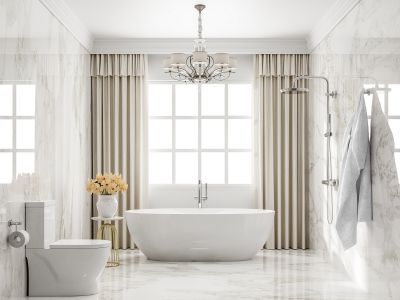 Elegant Bathtub Niche
