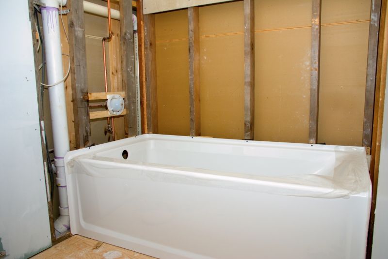 Bathroom renovation in progress
